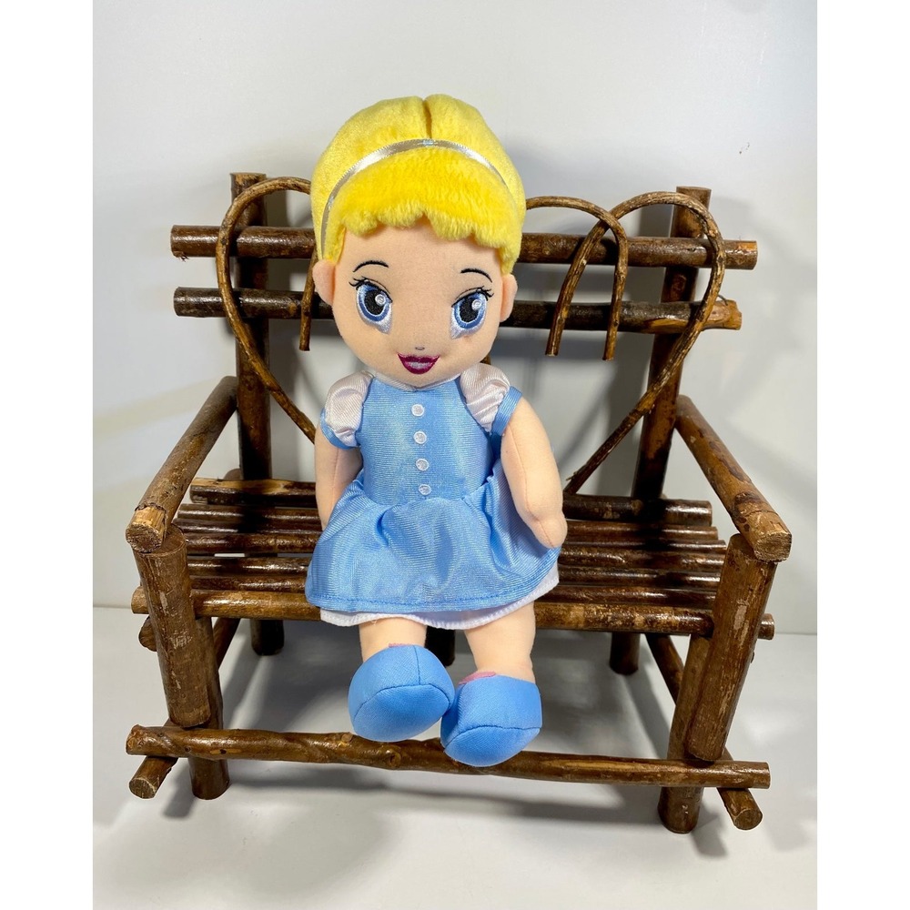 Disney Store Fisher Price Cinderella Plush Doll Baby Princess Ragdoll 2002 Rare